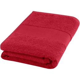 Charlotte bawełniany ręcznik kąpielowy o gramaturze 450 g/m² i wymiarach 50 x 100 cm czerwony (11700121)