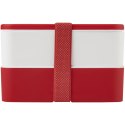 MIYO dwupoziomowe pudełko na lunch czerwony, biały, czerwony (21047002)