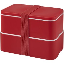 MIYO dwupoziomowe pudełko na lunch czerwony, czerwony, czerwony (21047021)