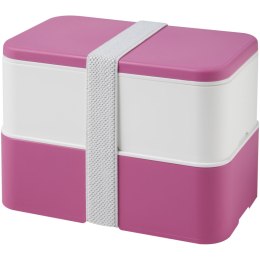MIYO dwupoziomowe pudełko na lunch różowy, biały, biały (21047004)
