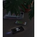 Bezprzewodowy power bank 8000 mAh Light Up Logo, przyssawki