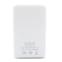 Power bank 5000 mAh ze zintegrowanymi kablami, adapter w komplecie | Presley