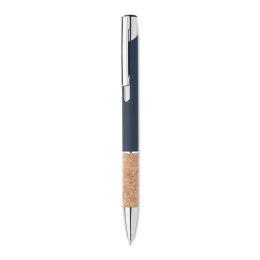 Aluminiowy długopis przycisk niebieski (MO2158-04)