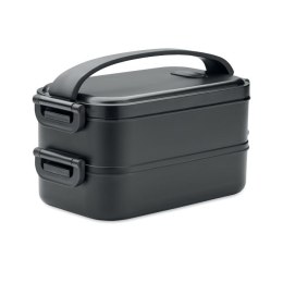 Lunch box z PP z recyklingu czarny (MO2119-03)