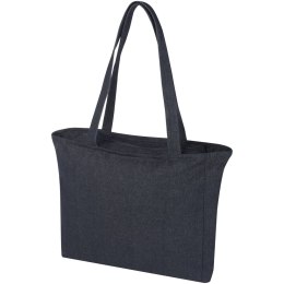Weekender torba na zakupy z materiału z recyklingu o gramaturze 500 g/m² dżinsowy niebieski (12071254)