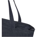 Weekender torba na zakupy z materiału z recyklingu o gramaturze 500 g/m² dżinsowy niebieski (12071254)