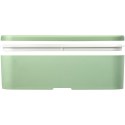 MIYO Renew jednoczęściowy lunchbox zielony butelkowy, szary kamienny (21018162)