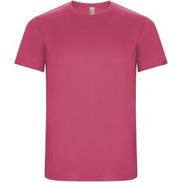 Imola sportowa koszulka męska z krótkim rękawem pink fluor (R04274P2)