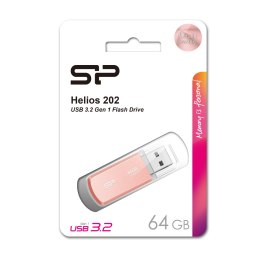 Pendrive Silicon Power HELIOS 202, 3.2 Gen 1, 64GB kolor różowy