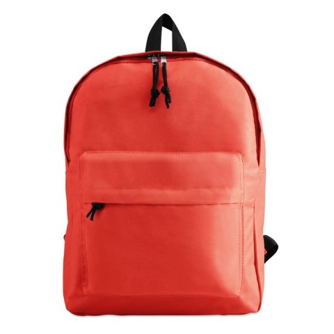 Plecak z zewnętrzną kieszenią czerwony (KC2364-05)