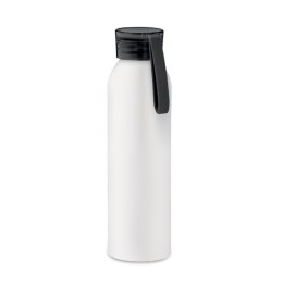 Butelka aluminiowa 600ml biały/czarny (MO6469-33)