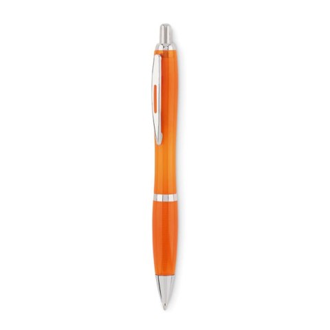 Długopis z RPET przezroczysty pomarańczowy (MO6409-29)
