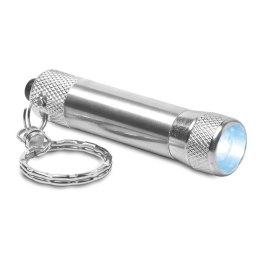 Aluminiowy brelok latarka srebrny (MO8622-14)