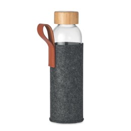 Szklana butelka 500 ml kamienny szary (MO6800-15)