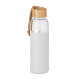 Szklana butelka 500 ml w etui biały (MO6845-06)