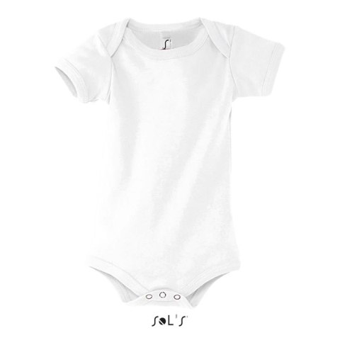 BAMBINO Dziecięce body 180g Biały M (S00583-WH-M)