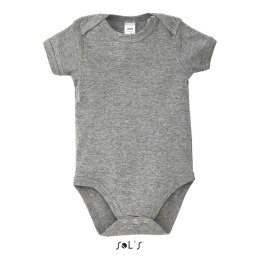 BAMBINO Dziecięce body 180g szary melanż M (S00583-GM-M)