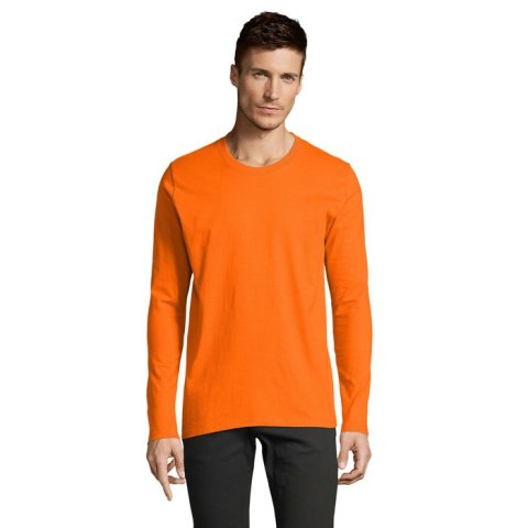 IMPERIAL LSL MEN t-shirt 190g Pomarańczowy L (S02074-OR-L)