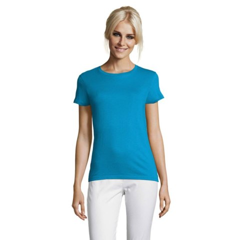 REGENT Damski T-Shirt 150g Aqua L (S01825-AQ-L)