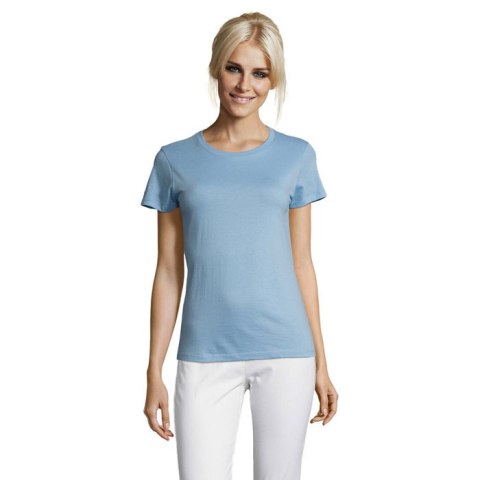 REGENT Damski T-Shirt 150g Błękitny S (S01825-SK-S)