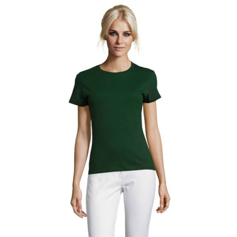 REGENT Damski T-Shirt 150g Ciemno-zielony L (S01825-BO-L)