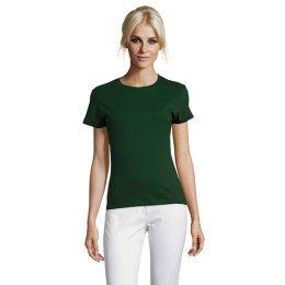 REGENT Damski T-Shirt 150g Ciemno-zielony M (S01825-BO-M)