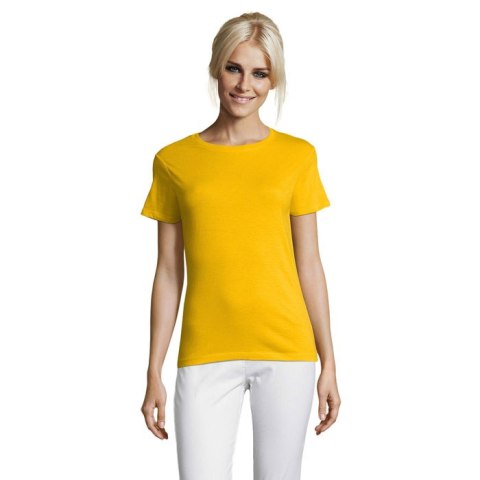 REGENT Damski T-Shirt 150g Dorado L (S01825-GO-L)