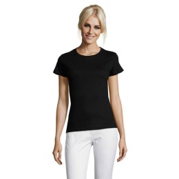 REGENT Damski T-Shirt 150g deep black XXL (S01825-DB-XXL)