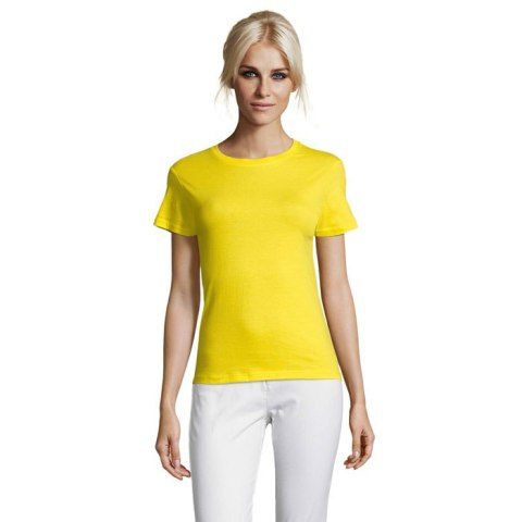 REGENT Damski T-Shirt 150g lemon S (S01825-LE-S)