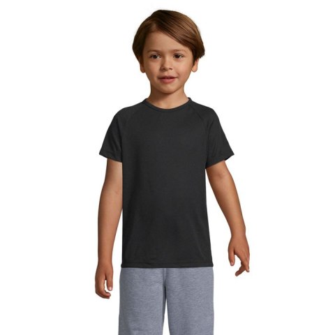 SPORTY Dziecięcy T-Shirt Czarny / Czarny opal XXL (S01166-BK-XXL)