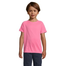 SPORTY Dziecięcy T-Shirt neonowy róż 2 XL (S01166-NP-XL)