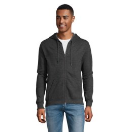 STONE UNI HOODIE 260g charcoal melange XS (S01714-CE-XS)