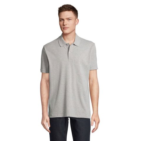 PEGASE Polo Organic 210g grey melange 4XL (S04242-GY-4XL)