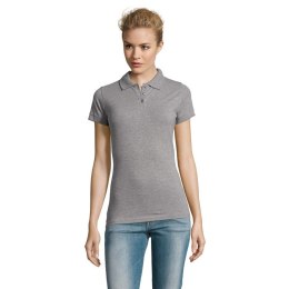 PERFECT Damskie POLO 180g grey melange S (S11347-GY-S)