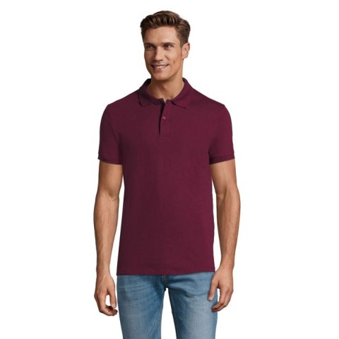 PERFECT MEN Polo 180g Burgundy L (S11346-BG-L)