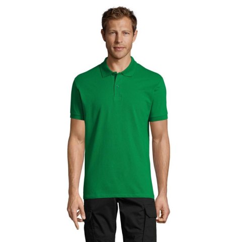 PERFECT MEN Polo 180g Zielony XS (S11346-KG-XS)