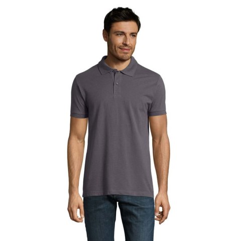 PERFECT MEN Polo 180g ciemny szary 3XL (S11346-DG-3XL)