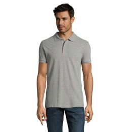 PERFECT MEN Polo 180g grey melange S (S11346-GY-S)