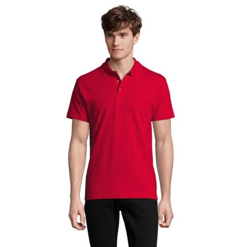 SPRING II MEN Polo 210g Czerwony 3XL (S11362-RD-3XL)