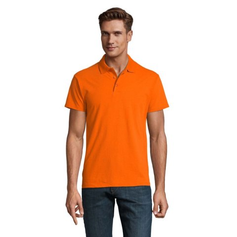 SPRING II MEN Polo 210g Pomarańczowy L (S11362-OR-L)