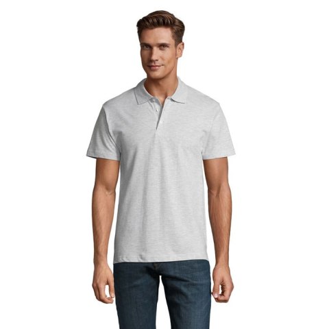 SPRING II MEN Polo 210g Popiół XL (S11362-AS-XL)