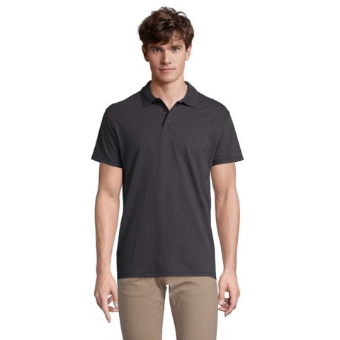 SPRING II MEN Polo 210g mysi szary XL (S11362-MU-XL)