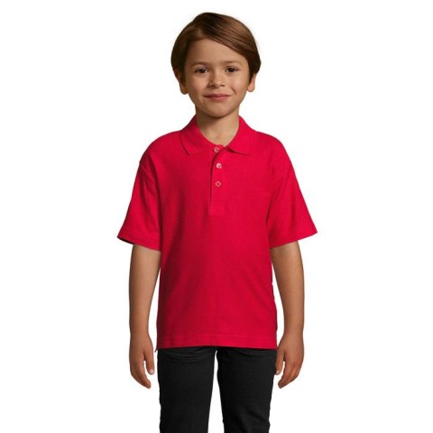 SUMMER II KIDS Polo 170g Czerwony L (S11344-RD-L)