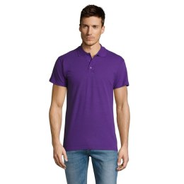 SUMMER II MEN polo 170g dark purple L (S11342-DA-L)