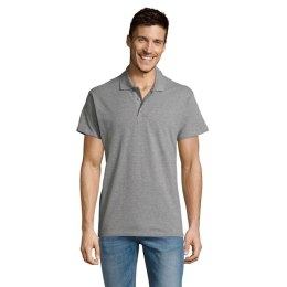 SUMMER II MEN polo 170g grey melange L (S11342-GY-L)