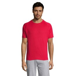 Koszulka męska SPORTY Czerwony S (S11939-RD-S)