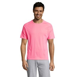 Koszulka męska SPORTY neonowy róż 2 XL (S11939-NP-XL)