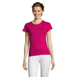 MISS Damski T-SHIRT 150g Fuchsia L (S11386-FU-L)