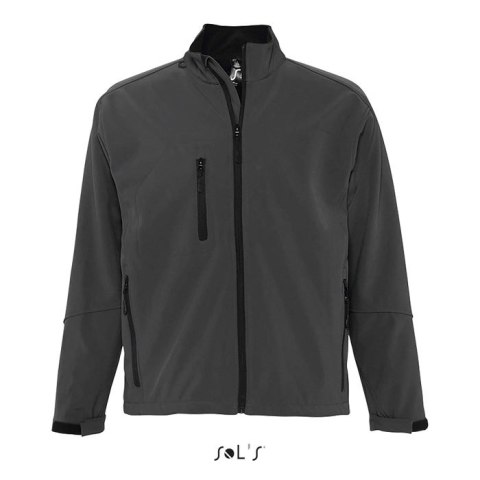 RELAX Męski softshell 340g charcoal grey XXL (S46600-CR-XXL)