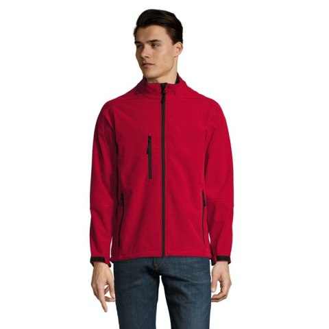 RELAX Męski softshell 340g pepper red 4XL (S46600-PE-4XL)